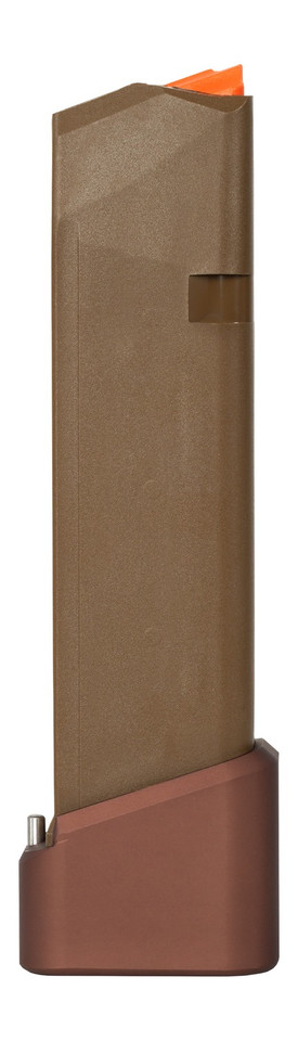 Taran Tactical Complete Magazine for Glock 17 FDE / Coyote Bronze 17 Round 9mm