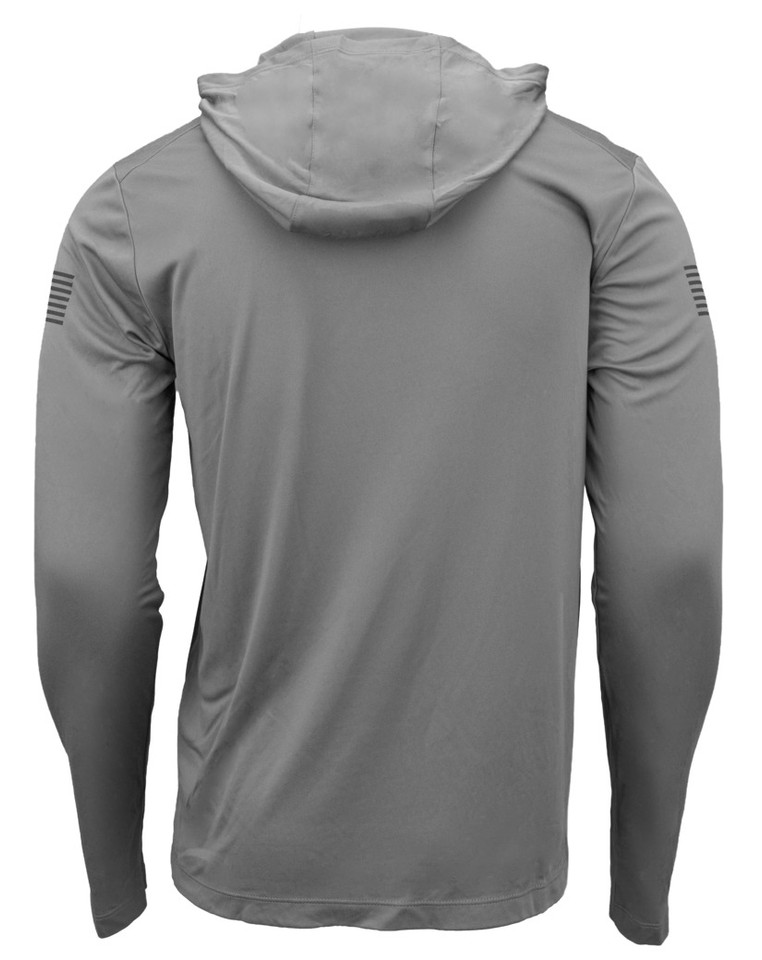 Glock Hooded Performance Shirt Small Grey
