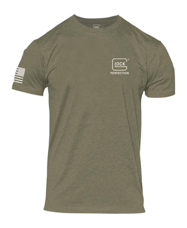 Glock Perfection Flag T-Shirt 3XL Green