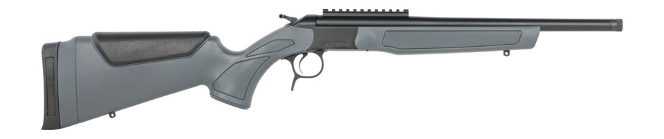 CVA CR4447 Scout Single Shot Rifle in .338 ARC with Threaded Barrel and Gray Synthetic Stock
