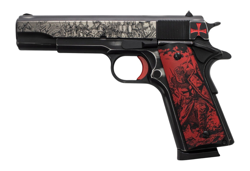 TISAS Arms 10100518AA2 1911 Crusader Full Size 45 ACP Pistol with Cerakote Finish