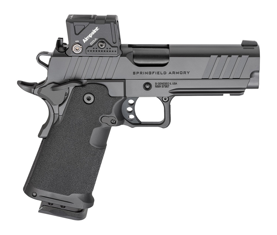 Springfield Armory 1911 DS 9mm Luger Pistol with 4.25-Inch Barrel and 15-Round Magazines