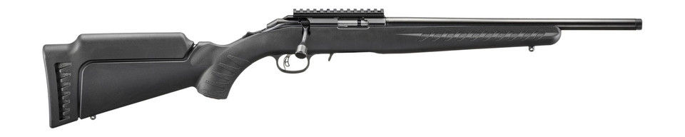 Ruger American Rimfire Bolt-Action Rifle in 22 WMR with 16.1-Inch Threaded Barrel and Adjustable Stock