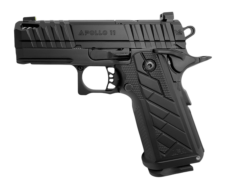 Live Free Armory Apollo 11 V2 9mm Luger Pistol with Black Cerakote Finish