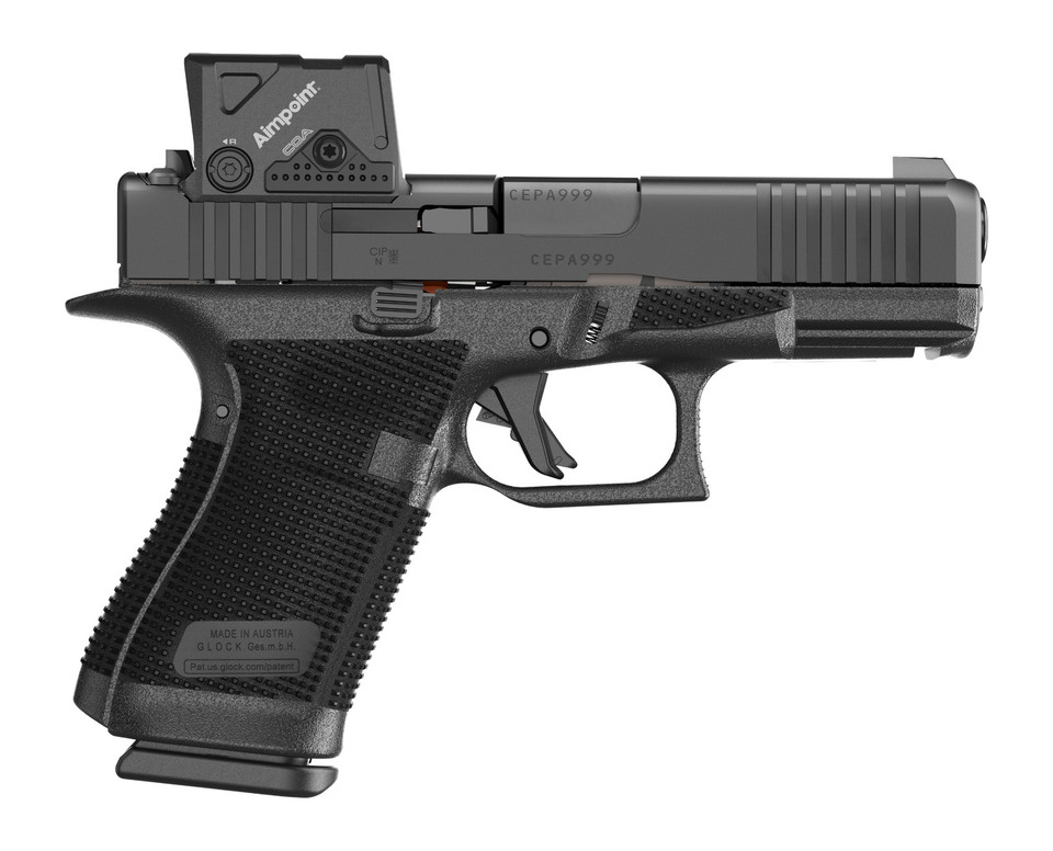 Glock 19 Gen 6 9mm Pistol with Aimpoint Red Dot and Optic Ready System