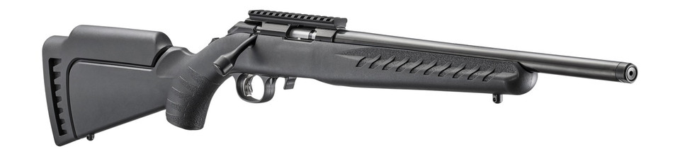 Ruger American Rimfire Rifle with Threaded Barrel and Adjustable Stock in 22 LR