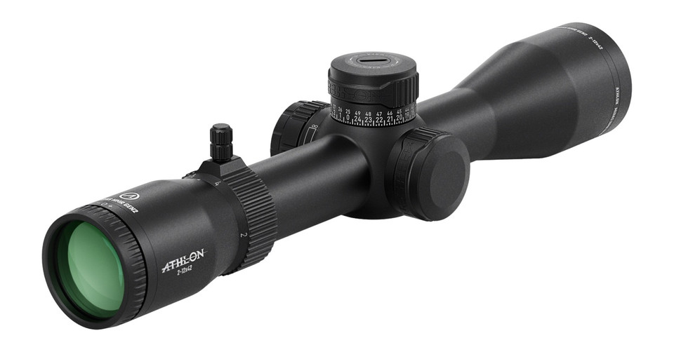 Athlon Midas HMR 2-12x42 Rifle Scope with 30mm Tube and MOA Reticle