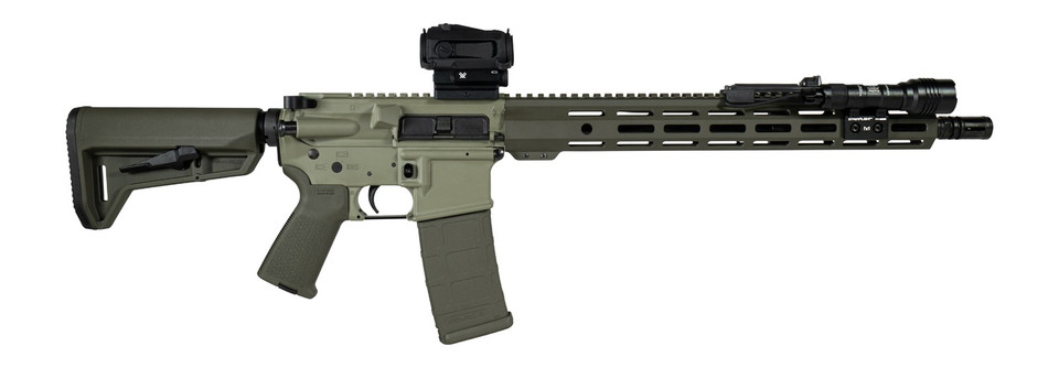 Shark Coast Tactical Grassy Knoll AR-15 Bundle with 16-Inch Barrel and Magpul Components
