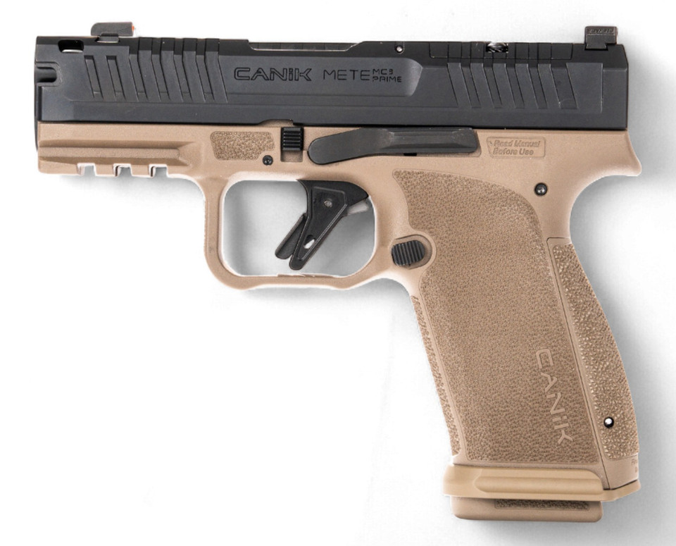 Canik CIA HG8328DM-N Prime MC9 9mm Semi-Auto Pistol with Night Fision Sights and 17+1 Capacity
