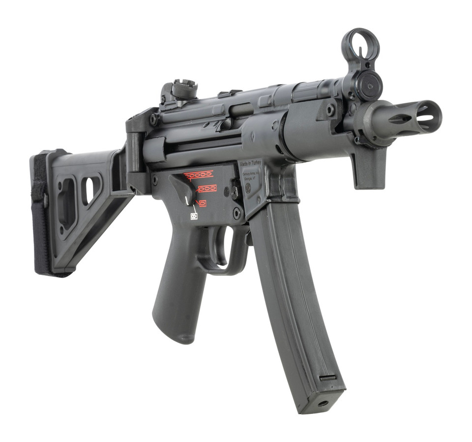 Century Arms AP5 Navy 9mm Pistol 5.8 Inch Threaded Barrel with Brace Black
