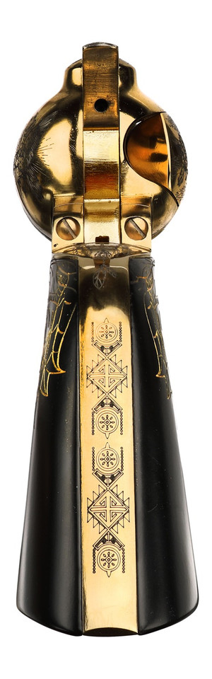 Pietta Keeper of the Plains .45 Colt Revolver with 4.75-Inch Barrel and Eagle Feather Grips