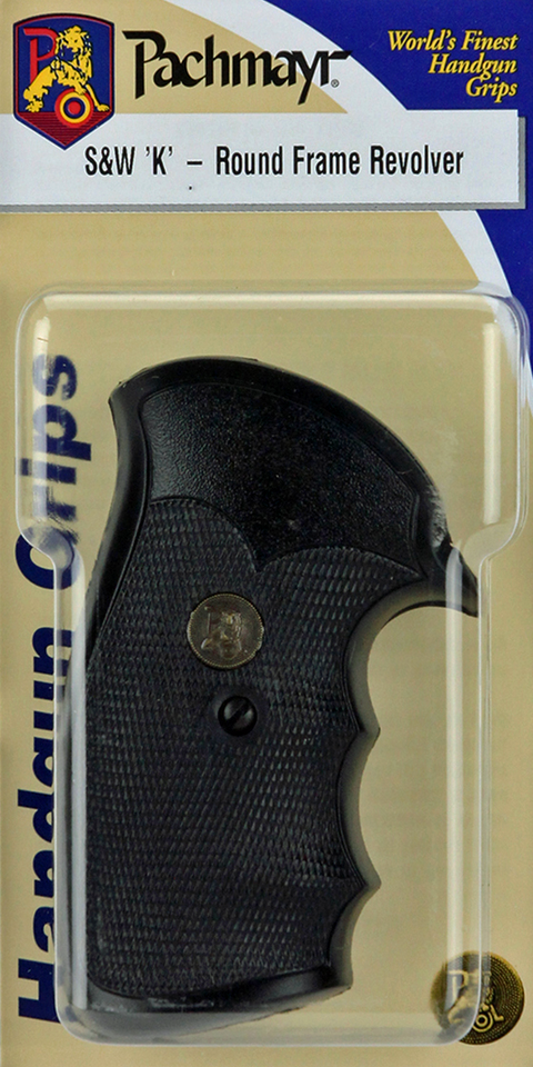 Pachmayr Gripper Grip – S&W K/L Frame Round Butt Revolvers