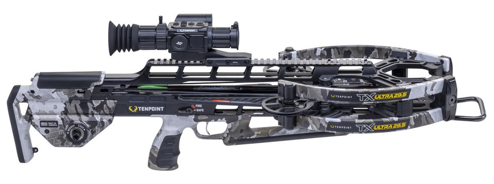 TenPoint TX Ultra 29.5 Inch Vektra Crossbow with Fiber Optic Sight and RF Scope
