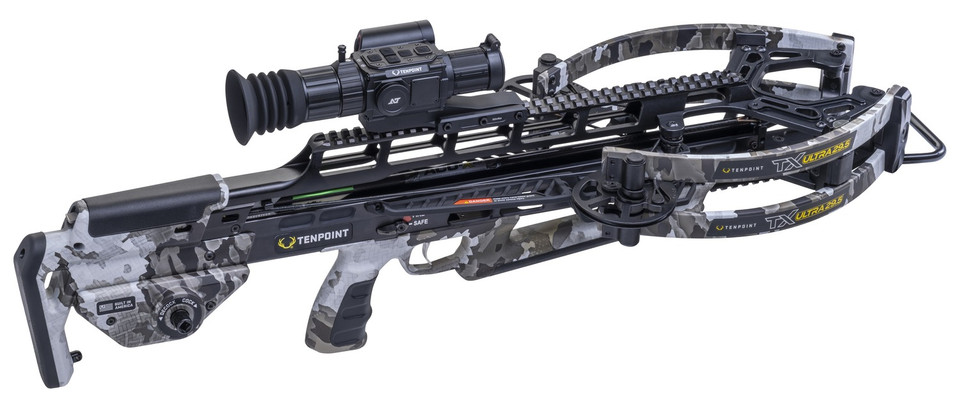 TenPoint TX Ultra 29.5 Inch Vektra Crossbow with Fiber Optic Sight and RF Scope