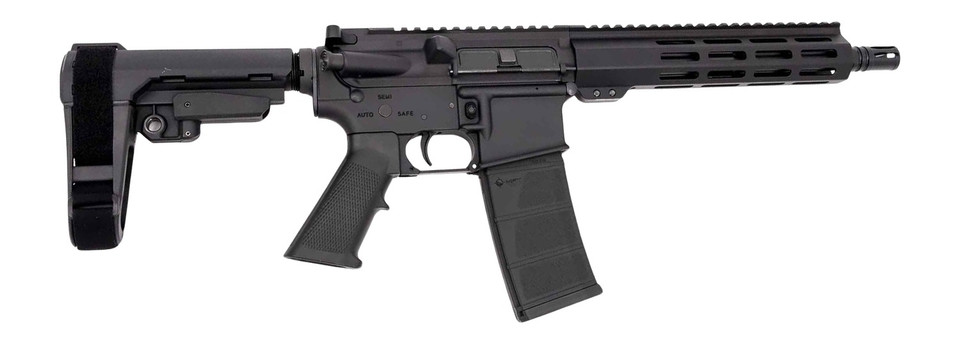 Andro Corp Industries ACI 30010HB Halo 300 Blackout AR-15 Pistol with 10-Inch Barrel and SBA3 Brace