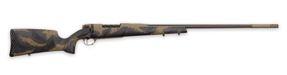 Weatherby MKV APEX Bolt Action Rifle in 224 WBY Mag / 24-Inch Fluted Barrel / Accubrake ST