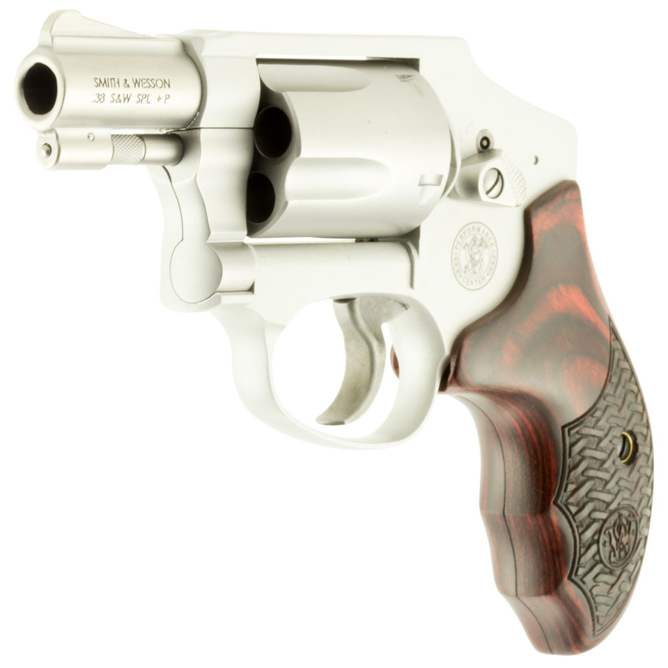 Smith & Wesson M642 J-Frame Revolver 38 Special +P Stainless Steel, 1.88-inch Barrel
