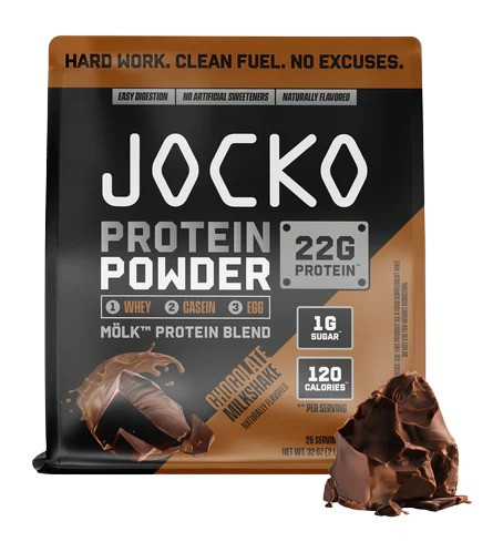 JOCKO Fuel Chocolate Protein Powder Bag - 30 Servings