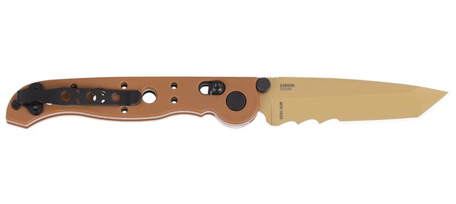 Columbia River M16-10XD Folding Knife with Desert Tan Handle