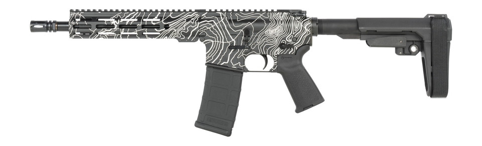 Shark Coast Tactical Topography AR Pistol with 10.50-inch Barrel in 5.56 NATO