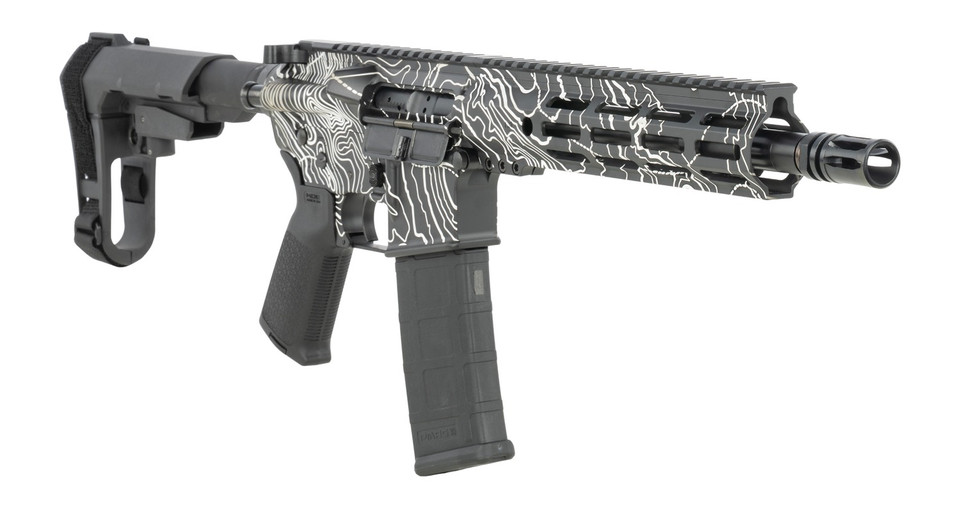 Shark Coast Tactical Topography AR Pistol with 10.50-inch Barrel in 5.56 NATO