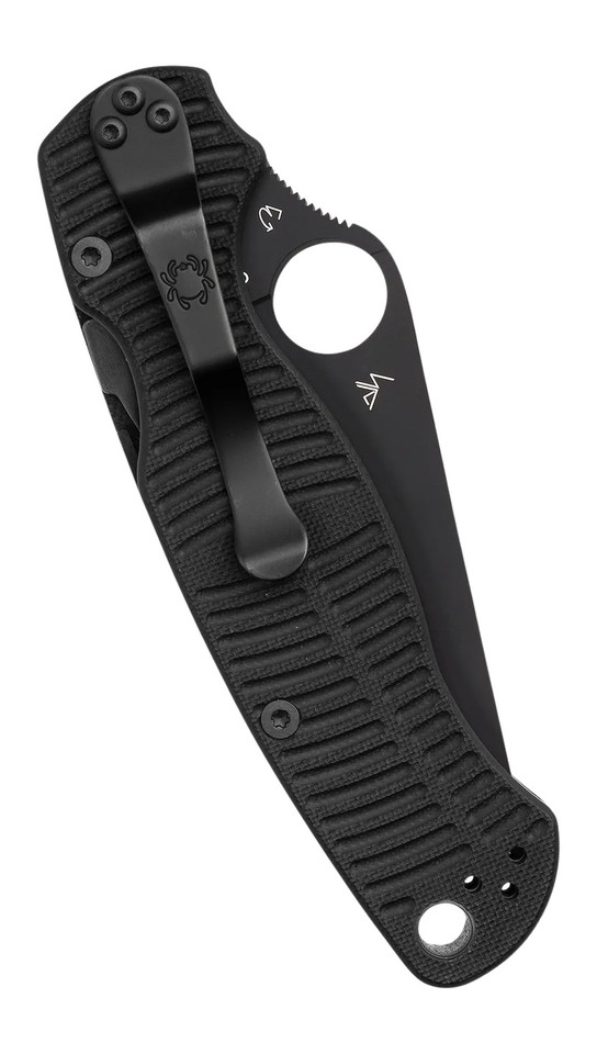 Spyderco Para Military 2 Salt Black Folding Knife