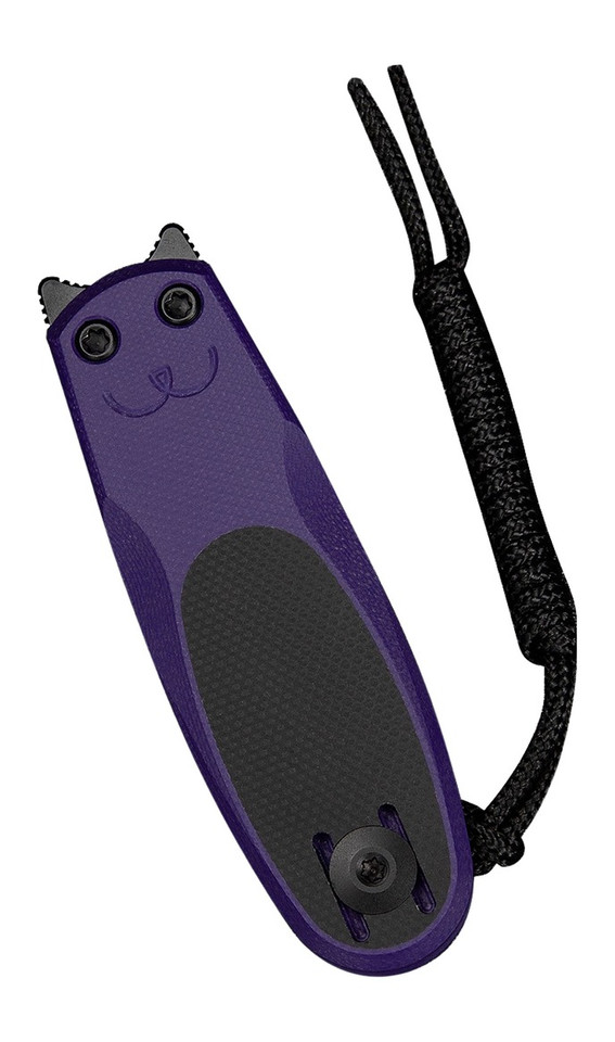 WEKNIFE Civivi Purr Folding Knife / 1.83-inch Purple / Black G10 Handle