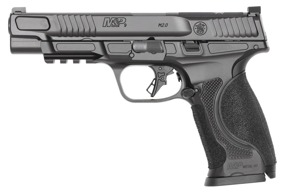 Smith & Wesson M&P9 M2.0 Metal HD 9mm Pistol with 5-Inch Barrel and Interchangeable Grips