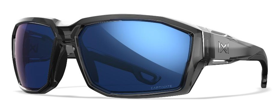 Wiley X Alpine Captivate Blue/Clear Gray Sunglasses Model ACALP09