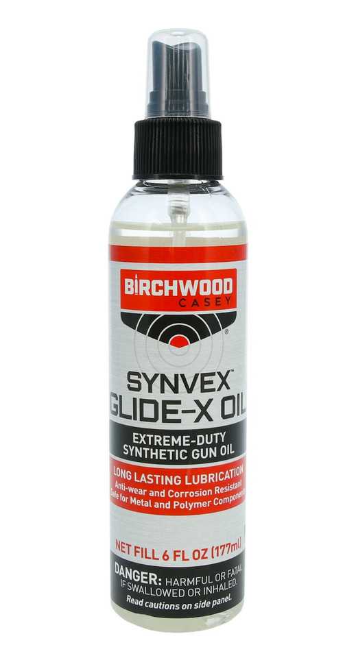 Birchwood Casey Synvex Glide-X Oil 6oz Spray for Firearms
