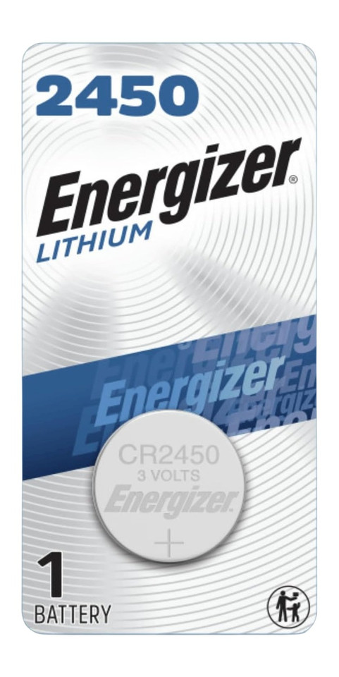 Rayovac ECR2450 CR2450 Lithium Coin Cell Battery, 3V, 1-Pack