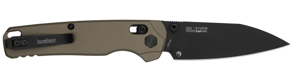 Kershaw Bel Air XL Folding Knife / Aluminum Handle / M4 Black Blade