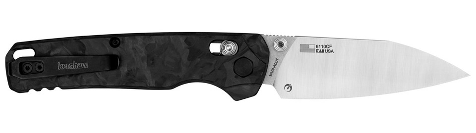 Kershaw Bel Air XL Folding Knife / Magnacut Blade / Black Carbon Fiber Handle