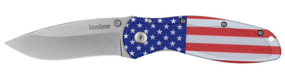 Kershaw Blur USA Flag Assisted Opening Knife