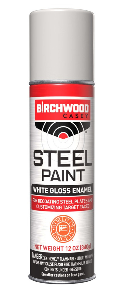 Birchwood Casey Paint-Wht Steel Target Paint White