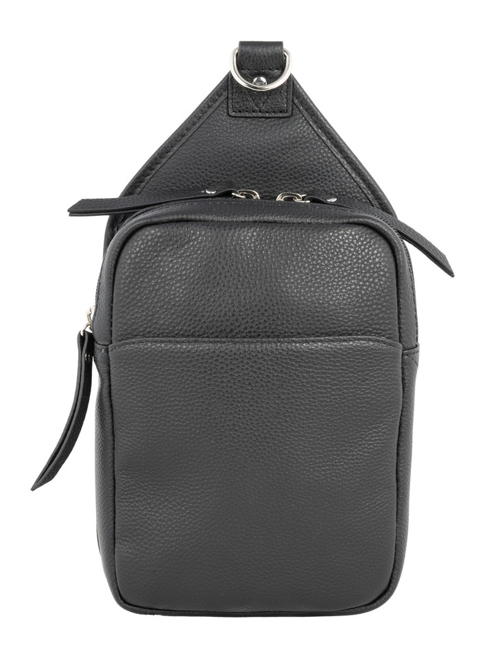 Kingport Industries LLC GTM-106/PB Black Compact Sling Crossbody Bag