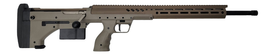 Desert Tech Centerfire Bolt Action Rifle 6.5 Creedmoor 26-inch Threaded Barrel Chassis Stock Brown