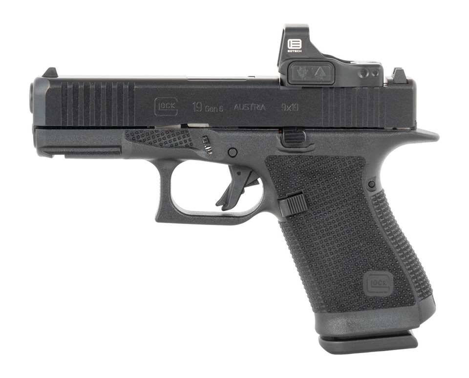 Glock G19 9mm Gen6 Optic-Ready Pistol with 4.02-Inch Barrel and 15+1 Capacity