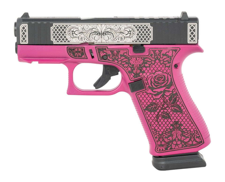 Glock G43X 9mm Luger Compact Pistol with 3.41-inch Serrated Slide and 15+1 Capacity