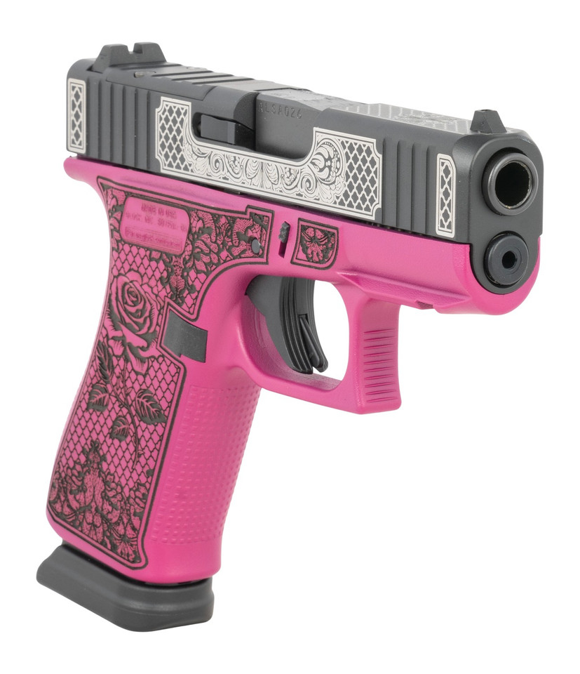 Glock G43X 9mm Luger Compact Pistol with 3.41-inch Serrated Slide and 15+1 Capacity