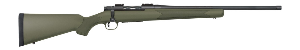 Mossberg Patriot 450 Bushmaster Bolt-Action Rifle with 20-Inch Threaded Barrel and Olive Green Synthetic Stock