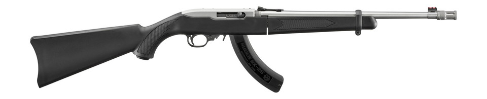 Ruger 10/22 Takedown .22 LR 18.5" Threaded Barrel 25-Round Stainless Rifle