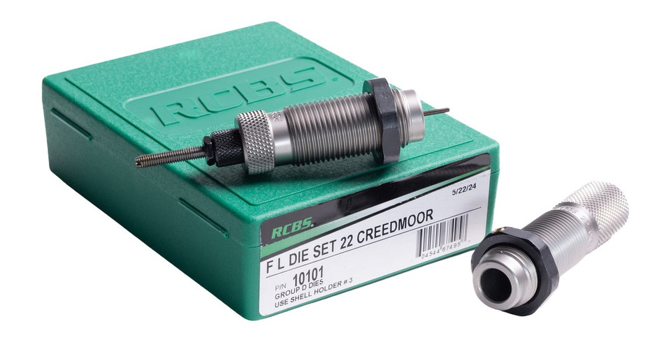 RCBS 10101 Full-Length Die Set for 22 Creedmoor