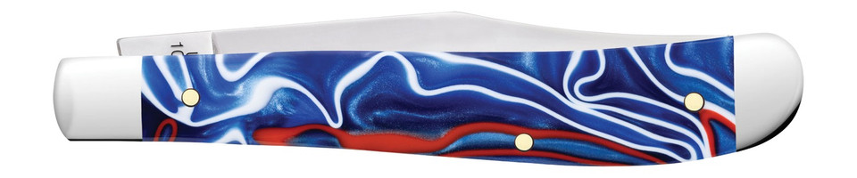 Case Patriotic Kirinite Slimline Trapper Folding Knife