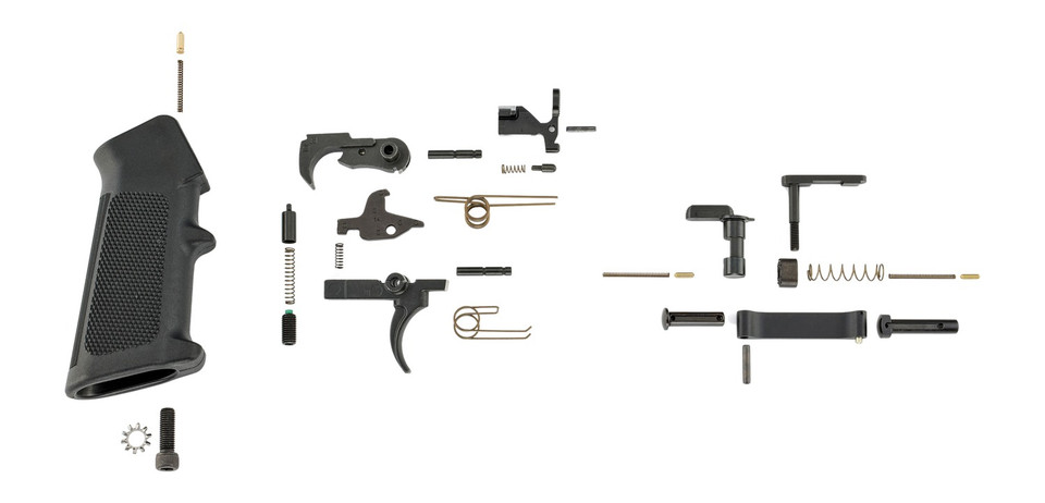 Ruger AR Lower Parts Kit with GI Trigger and A2 Pistol Grip