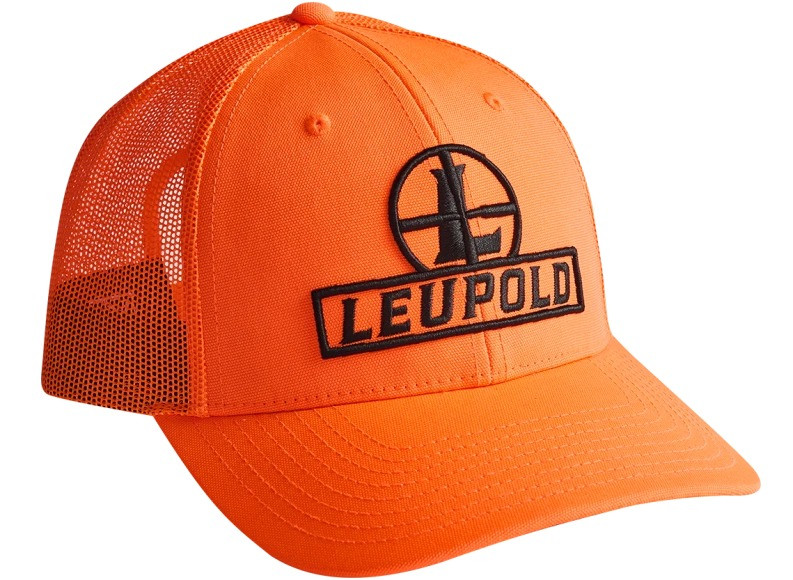 Leupold Low Profile Blaze Orange Trucker Cap