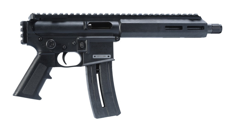 Mountain Billy Gun Lab MBGL-GOAT15-ATOM-1 Goat-15 Atom 22 LR Single Shot Pistol with 7.80-inch Threaded Barrel