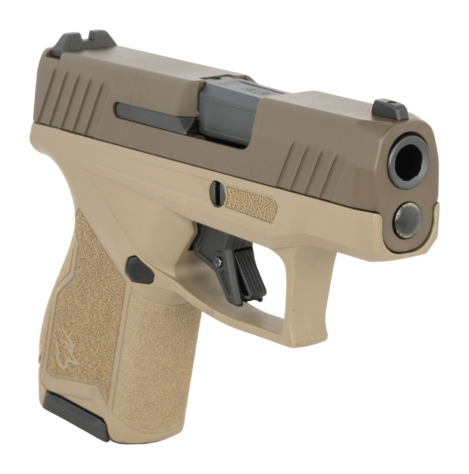 Taurus GX4 9mm Luger Semi-Auto Pistol with 3.06-inch Barrel and Interchangeable Grips