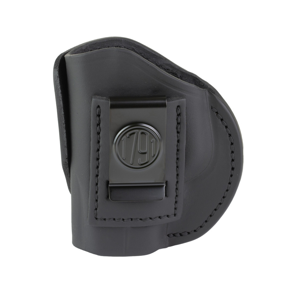 1791 Gunleather 4 Way Holster Inside Waistband Holster for Left Hand in Stealth Black