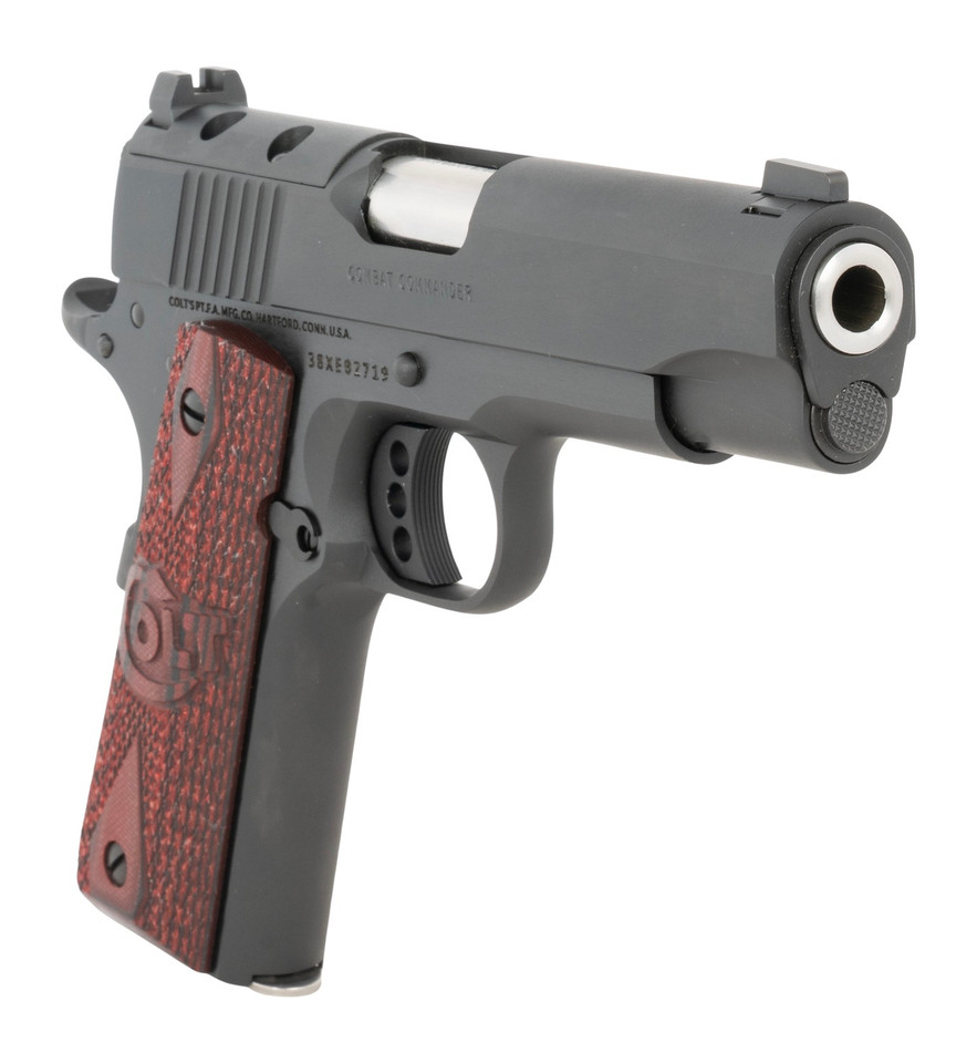Colt Combat Commander .38 Super 4.25-Inch Optics-Ready Pistol / Black Cherry G10 Grips